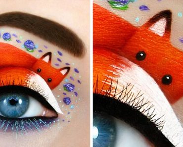 Artist Creates Magical Scenes Using Her Eyelids As A Canvas