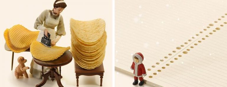 Japanese Artist Has Been Creating Miniature Dioramas Every Day For Seven Years