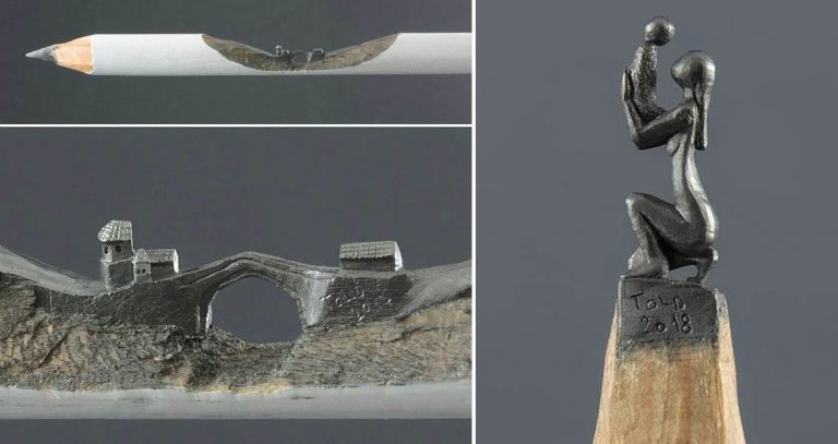 Bosnian Artist Jasenko Turns Ordinary Pencils Into Miniature Works Of Art