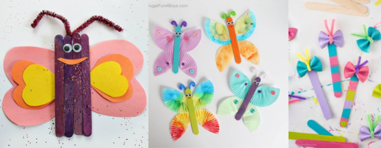 Help Your Kids Discover the Magic Behind Popsicle Sticks Butterflies