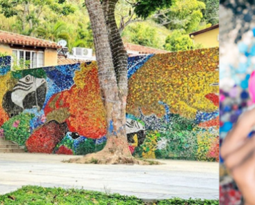 Venezuela’s First Eco Mural Artwork with 200k Recycled Bottle Caps