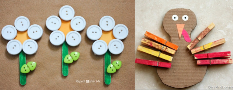 Simple Clothespin Craftwork Activities for Toddlers