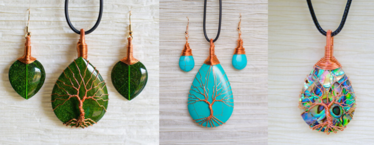 Husband and Wife Team Up for Making ‘Tree of Life’ Pendants