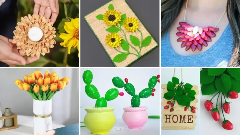 20 Wow-Worthy Crafts Featuring Pista Shells