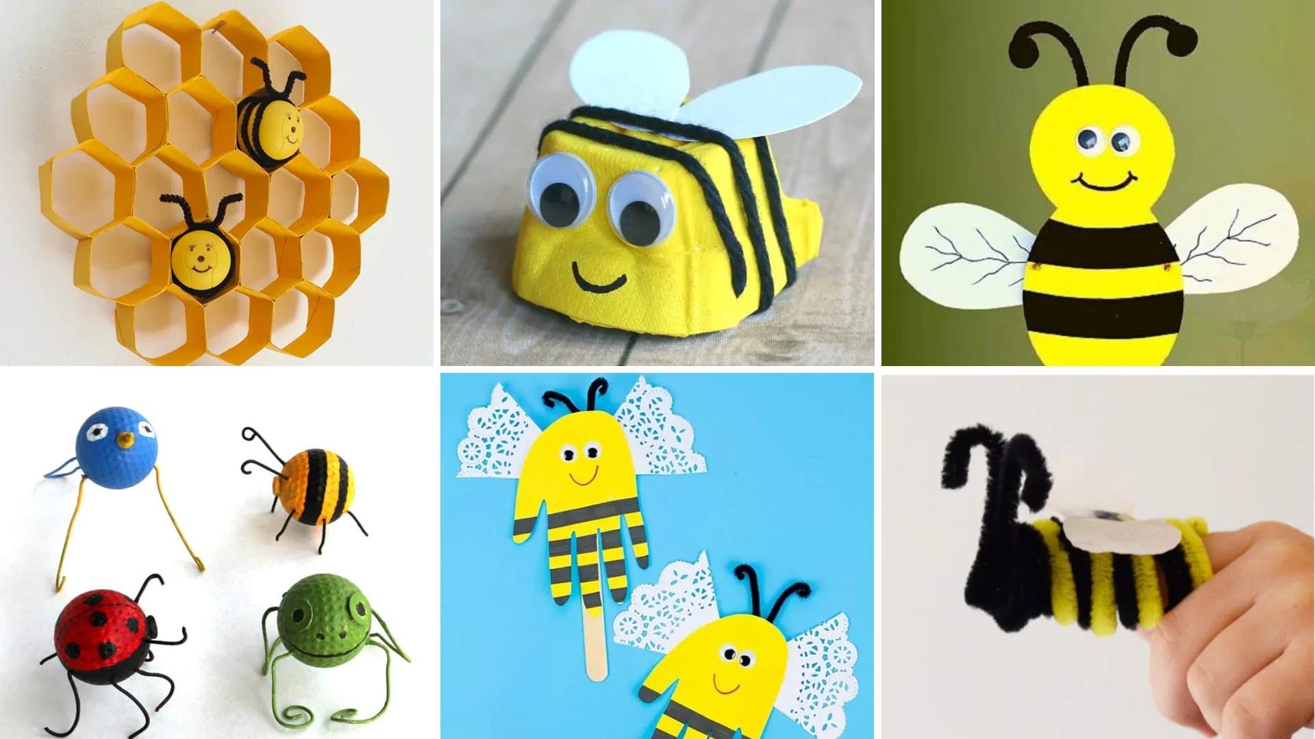 Hive of Creativity: 20 Fun Bee Crafts for Kids