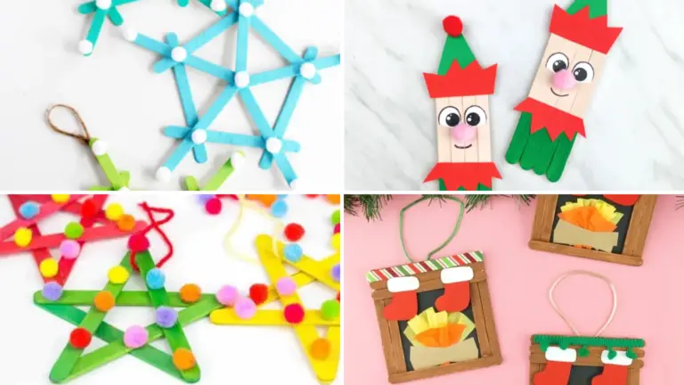 Stick-tacular Christmas: 20 Easy Crafts with Popsicle Sticks