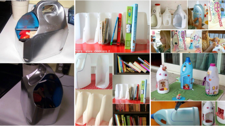 10 Ideas to Upcycle Laundry Detergent Bottles